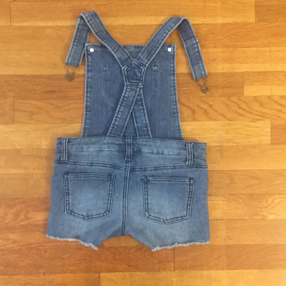Girls Denim Overalls